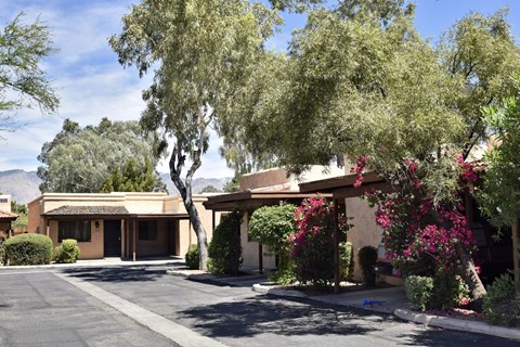 Front Exterior at San Xavier Casitas Apartments, Commerce Capital, Tucson, AZ